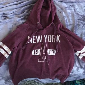 Aeropostale cropped sweatshirt